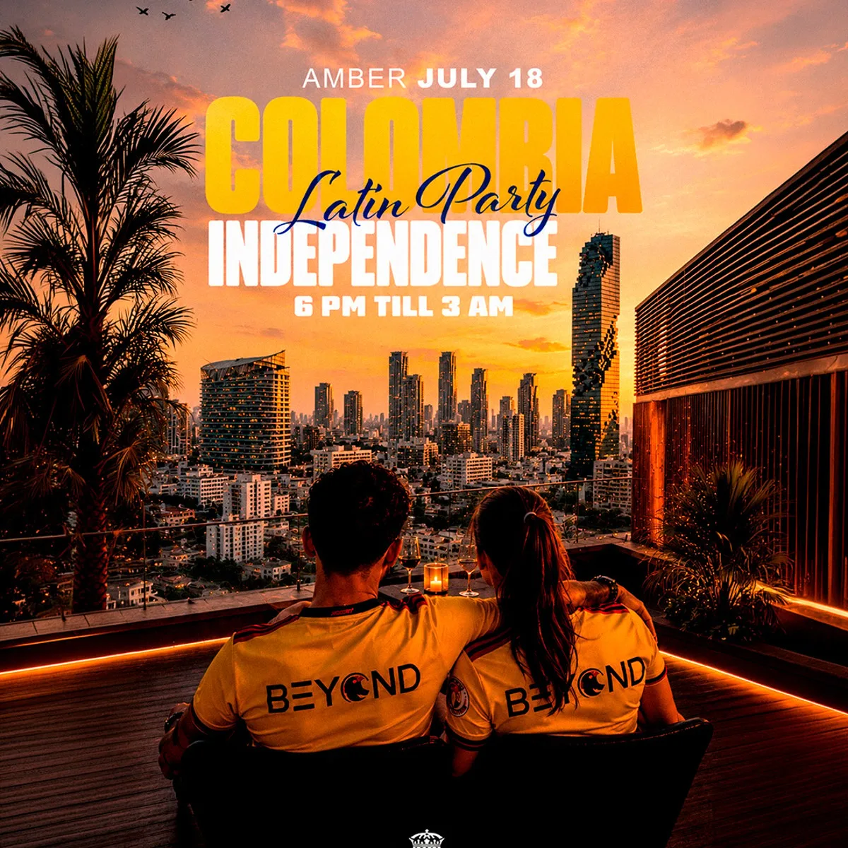 COLOMBIA LATIN PARTY | 18 JULY