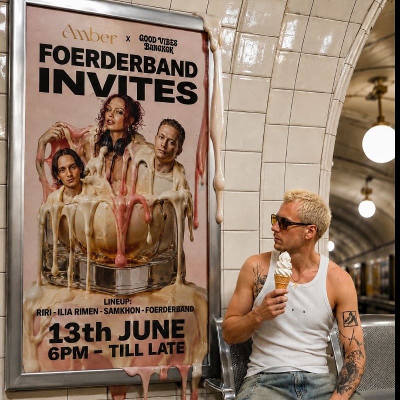 FoerderBand Invites - GOOD VIBES x AMBER BAR | 13 JUNE