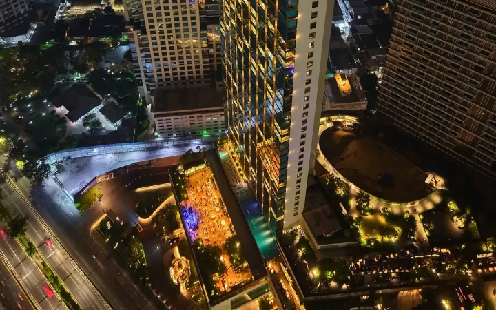 Spire Rooftop Bar at Dusit Thani Bangkok