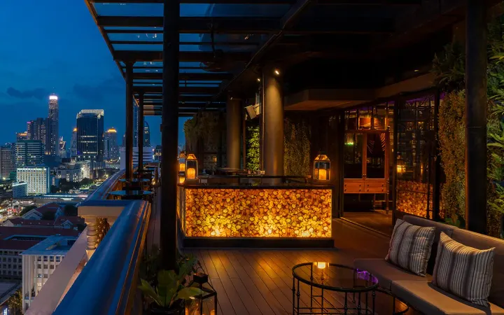 The Speakeasy Rooftop Bar at Hotel Muse Bangkok, Autograph Collection