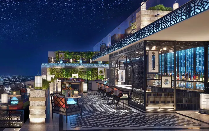 Yao Rooftop Bar at Bangkok Marriott Hotel The Surawongse
