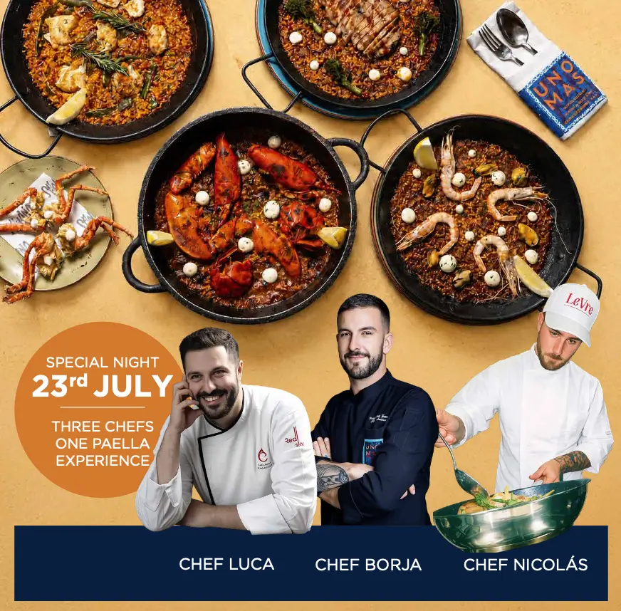 UNO MAS TAPAS & PAELLA | 9 JULY